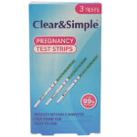 ‎Clear & Simple Pregnancy Strip Test 3 in 1