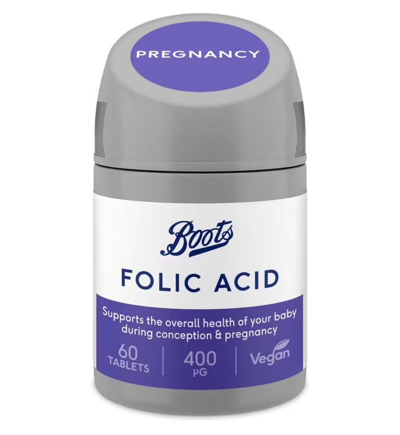 Boots Folic Acid 400ug 60 Tabs