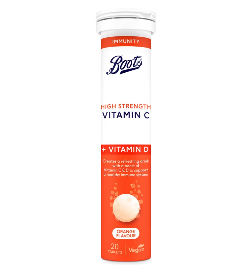 High Strength Vitamin C + VD 20 Effervescent Tabs
